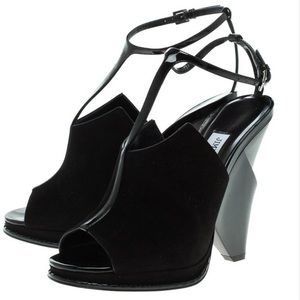 Jimmy Choo Kascade - Suede + Patent Black